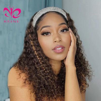 China STRAIGHT Peruvian Curly Wig P4-27, Highlight Glueless Headband Wigs P4-30 For Women Colored Human Hair Ombre Honey Blonde Colored Remy Wigs for sale