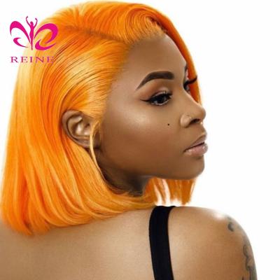 China Straight and Body Wave Hair Wigs For Women Ginger Orange Blonde 13x4 Lace Front Wig Brazilian Hair Swiss HD Lace Closure Wig for sale