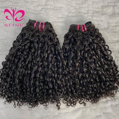 China QUEEN Hair Grade Virgin Brazilian Cuticle Aligned 12A Cuticle Aligned Pixie Curl Double Drawn Hair Extensions Vietnam Hair for sale