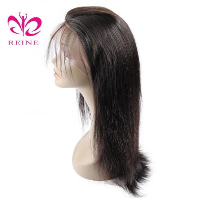 China Silky Straight Wave 360 ​​Lace Frontal Wigs With Baby Hair 150% Brazilian Remy Hair Pre Plucked Transparent Lace Front Wig for sale