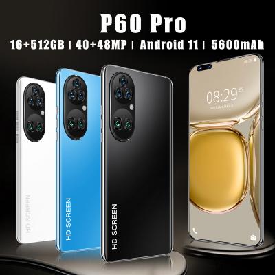 China Dual SIM Card Mart Phones P60 Cell Phone 4g/5g Pro 7.8inch 16GB Android Mobile Phone 2022 For Students for sale