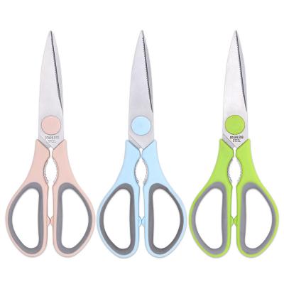 China Kitchen Cutting Foods Multi Purpose Kitchen Scissors Stainless Steel Kitchen Shears with Sharp Blade and Non-Slip Handle for Chicken Fish Meat for sale