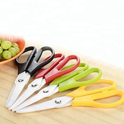 China Viable wholesale kitchen ceramic scissors for sharp shears food grade kitchen baby food ceramic scissors for sale