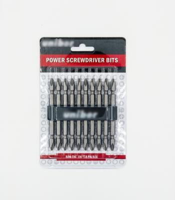 China 6150-Chromium Vanadium Alloy Steel S2 Steel V5 Taiwan Steel Made High Quality Anti Slip S2 PH Phillips Screwdriver Power Bit Double Ended 90mm for sale