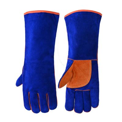 China Professional Safety Welding Manufacturer Abrasion Resistant Cowhide Cool Welding Gloves For USA for sale