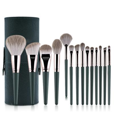 China Angular Blush 14 Makeup Brush Set Beauty Tools Base Brush Complete Set Of Beauty Brushes for sale