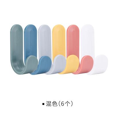 China Sustainable Plastic Loop Plastic Hook Hanger Socks Hang Nail-Free and Rail-Free for sale