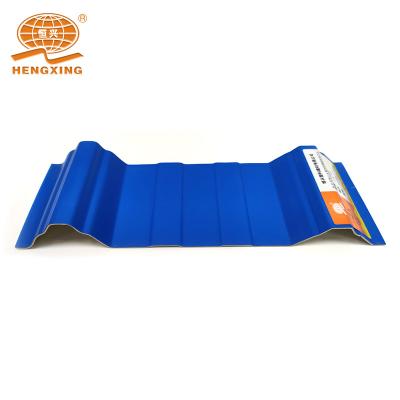 China Hot Selling Hengxing Traditional Manufacturers PVC Roof Sheet Anti-corrosion Wall Panel Heat Insulation Composite Plastic Sheet for sale