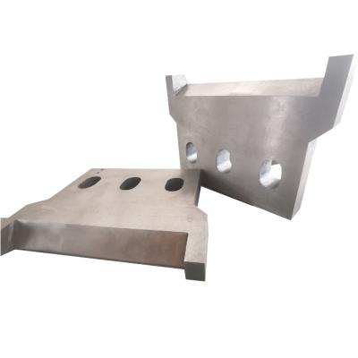 China Alloy Steel Customized Flying Shear Blade For Raw Steel Cutting for sale