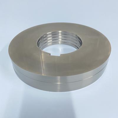 China Hardness Rotary Slitter Round Blades of D2 SKD11 With Lapping Polishing Surface for sale