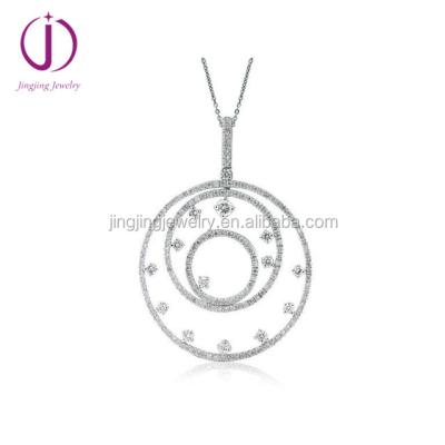 China China Guangzhou Manufacturer Guangzhou 925 Sterling Silver Signity Zirconia Necklace Jewelry Majestic Pendants for sale