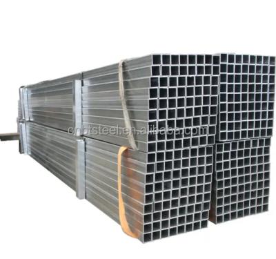 China Liquid Pipe China Supplier ERW Steel Square For Greenhouse Rectangular Hollow Tubular Tube Steel Pipe for sale