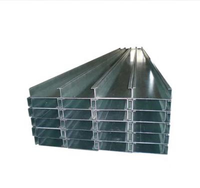 China Support System Carbon Steel Galvanized Steel Lipped C Channel Cold Formed Steel Slotted For Support System for sale