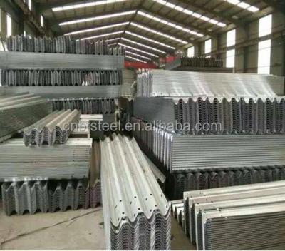 China Aashto M180 U Post 150*75*5*Length Q235B Price of Galvanized Railing W Beam Guardrail Road Traffic Safety Guardrail for sale