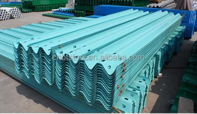 China Highway Traffic Safety Pavement Safety W Beam Crash Barrier Road Steel Hot Dipped Galvanized Guardrail for sale