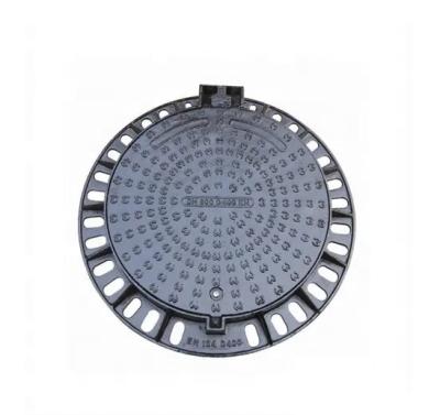 China SMC EN124 Class D400 Iron Compound Ductile Manhole Cover Corrosion Resistant Manufacture Fiberglass for sale