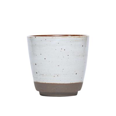 China Disposable Custom Reusable Saucers Handmade Stoneware Coffee Cup for sale