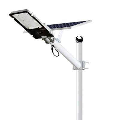 China Factory Price High Brightness Intelligent Control 24W 30W 40W 50W 60W 80W 100W 120W Wall or Pole Mounted Led Solar Street Lights for sale