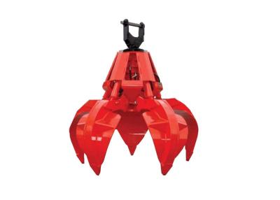 China Hydraulic Mini Excavator Rotating Grapple / Metal Scrap Grapple for sale