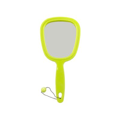 China Small Magnifying Hand Held Mirrors With Handle For Makeup Travel Portable Vintage Mirror Hanging Single Side Hand Mirror for sale