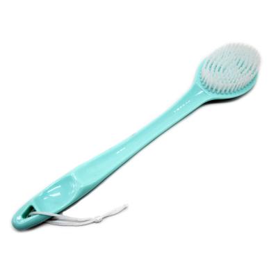 China EXFOLIATE Bathroom Accessories Long Handled Double Sides Bath Shower Brush Body Massager Bath Brush for sale