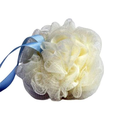 China EXFOLIATE Various Color Mesh Natural Soft Friendly Body Shower Loofah Bath Sponge Cleaning Ball Eco Ball for sale