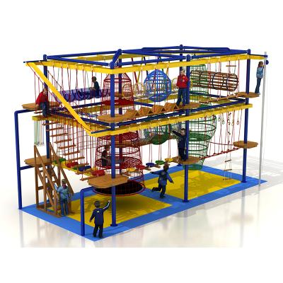 Cina Rainbow Kindergarten Children Birdcage Indoor Lattice Wooden Development Climbing Children Maze Training Amusement Park in vendita