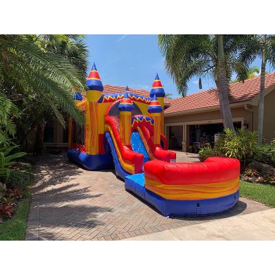 China Best selling bouncy castle jumper pvc bounce house moonwalk castle combo bouncy house for sale