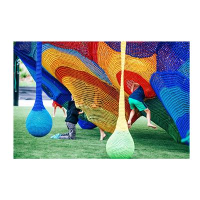 China Nylon Jolly Adventure Park Playground Kids Climbing Nets Castle for sale