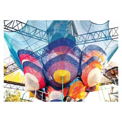 China Maze Game Nylon Wholesale Rope Nets Net Adventure Theme Kids Climbing Net Outdoor Amusement Project for sale