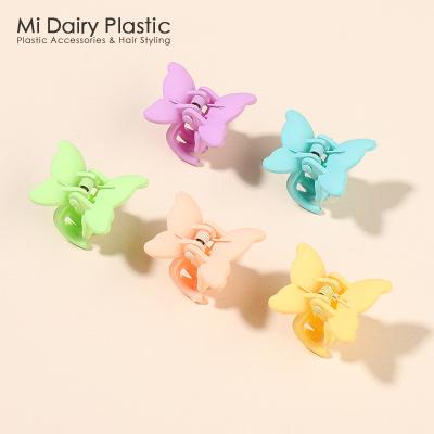 China Hair decorations SLFZ0026 Custom Logo Factory Direct Sale PC PS ABS Mini Butterfly Plastic Mix Cloar Hair Clips for Women Girls Decorations for sale