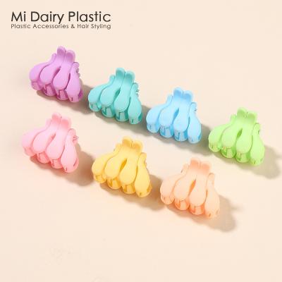 China Hair decorations SLFZ0019 Custom Logo Factory Wholesale PC PS ABS Candy Cute Plastic Korean Style Ponytail Hair Clips for Women Girls Kids Access for sale