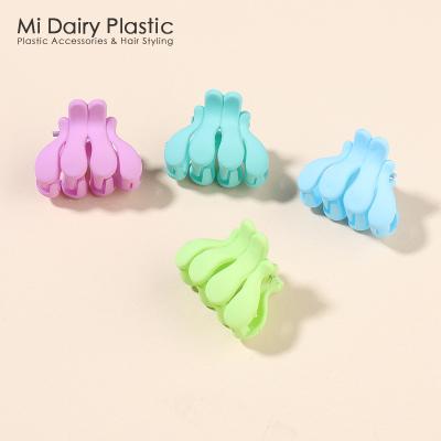 China Hair decorations SLFZ0019 Custom Logo Factory Direct sale PC ABS Candy Cute Plastic Korean Style Ponytail Hair Clips for Girls Kids Decoration for sale