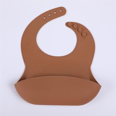 China China Feature High Quality BPA Free Material Latex And Phthalate Free Waterproof Silicone Baby Feeding Bibs for sale