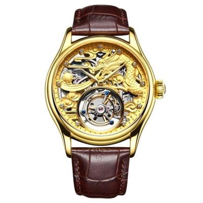 China Top Selling Water Resistant Stainless Steel Tourbillon Famous Mechanic Watch for sale