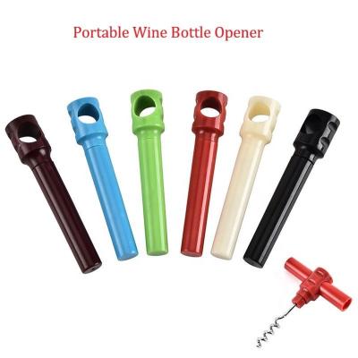 China Promotion Viable Gifts Cheap Price Simple Portable Corkscrew Wine Bottle Opener for sale