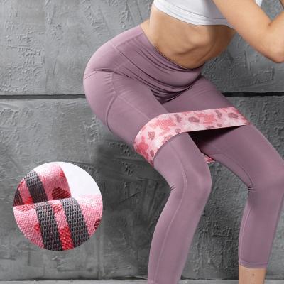 China Wholesale Durable High Quality Cloth Gym Fitness Elastic Fitness Hip Booty Circle Resistance Band Set for sale