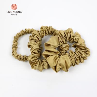 China Mulbery Fashion Factory Custom Luxury Grade 6a Silk Hair Scrunchies Wholesale Silk Ties 22mm 100% Silk for sale