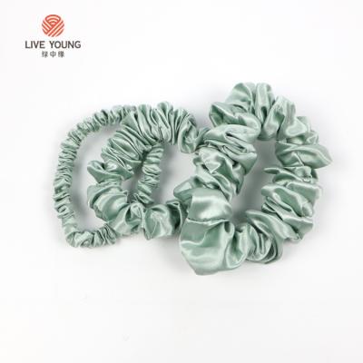 China Wholesale Fashion Mulbery Hair Scrunchies 100% Silk Hair Ties Silk Hair Scrunchies For Girls Hair Care for sale