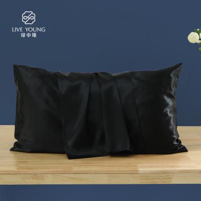 China 22 momme 100% silk mulberry silk pillowcase anti-static peace face pillowcase for sale