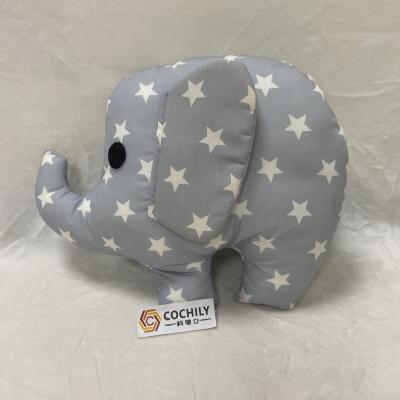 China Custom Creative Elephant Plush Pillow Super Cute Comfortable Soft Animal Pillow for sale