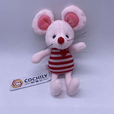 China Cute Cartoon Plush Mouse Stuffed Animal Doll Key Chain Animal Key Chain for sale