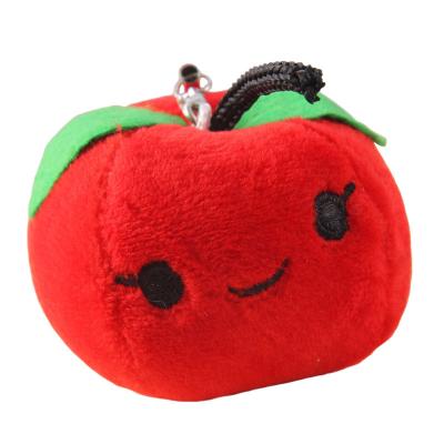 China Colorful Custom Plush Toy Stuffed Fruit Vegetable Toy Keychain for sale