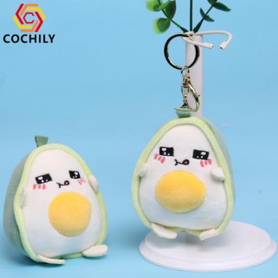 China Gift Customized Plush Toy Key Chain Mini Avocado Key Chain for sale