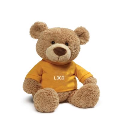 China Yellow Color Teddy Bears Printed Theme Plush Plush Toys For Claw Machine for sale