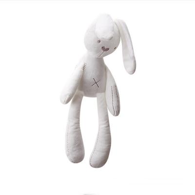 China Hot Selling Gift Baby Toys Cute Plush Long Legged Rabbit Doll Baby Soothe Doll for sale