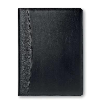 China Pen Loop Custom Logo Padfolio /Resume File Folder - Interview / Legal Document Organizer and Business Card Holder with Low MOQ for sale