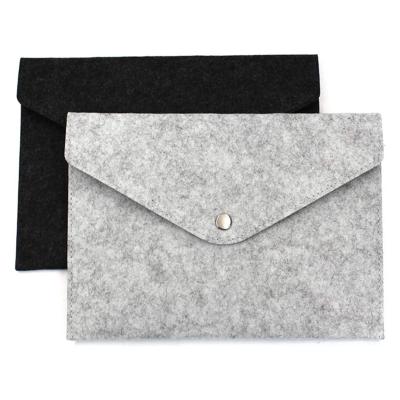 China Folder Case Letter Envelope A4 Expanding Paper Folders Logo File Folder Custom Folder-PU Felt With Low MOQ for sale