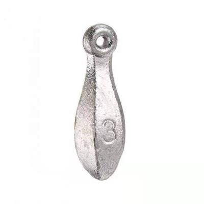 China Durable fishing sinkers wholesale lead sinkers cord drop shape fishing sinkers for sale