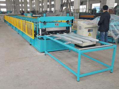 China Galvanized Steel Closed Type Floor Decking Sheet Roll Forming Machine for sale